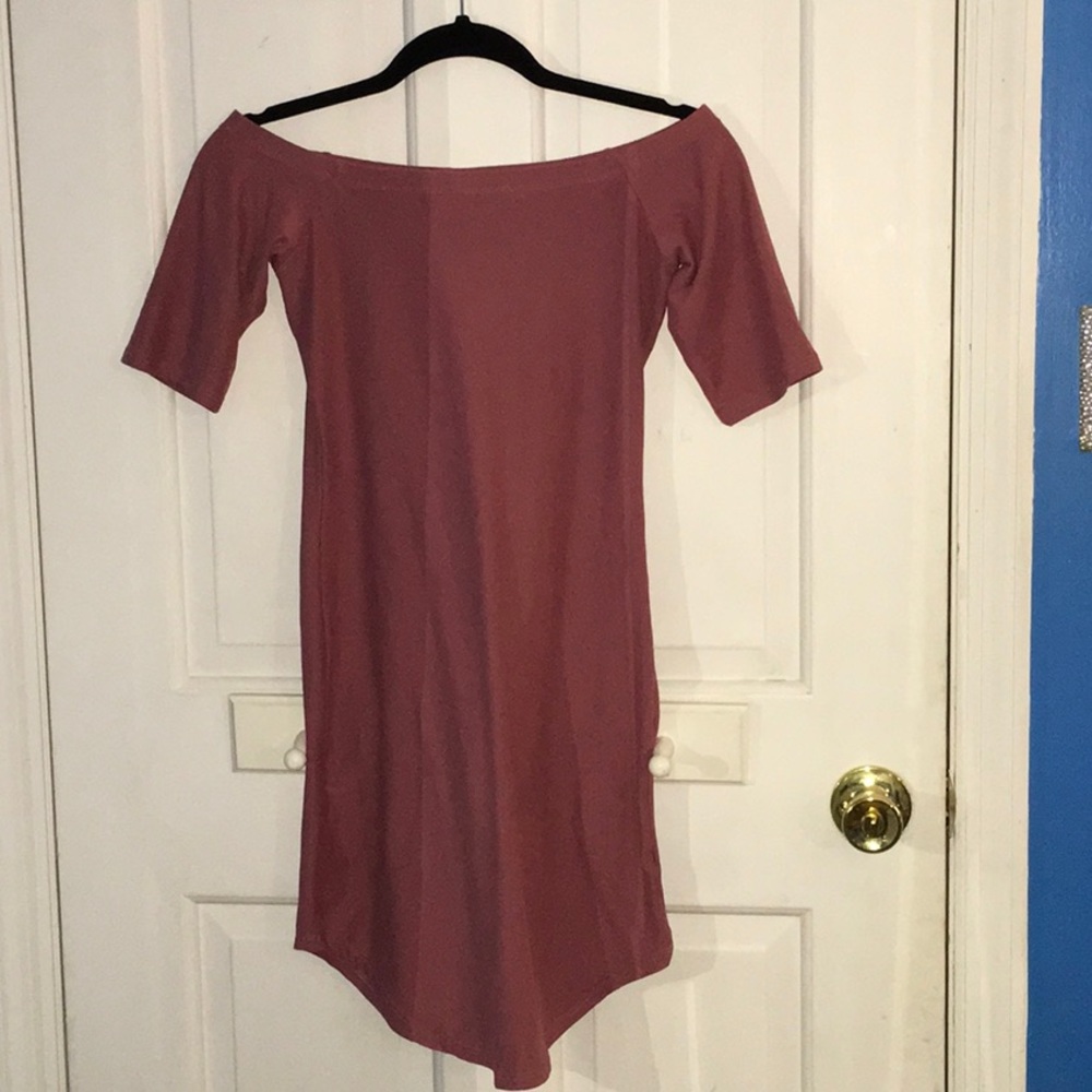 Bodycon pink dress
